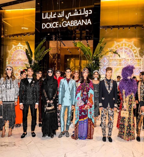 Dolce and Gabbana Dubai Mall Launch